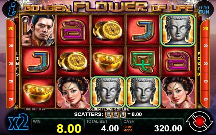 Golden Flower of Life-CT Interactive-scatter-online casino bonus