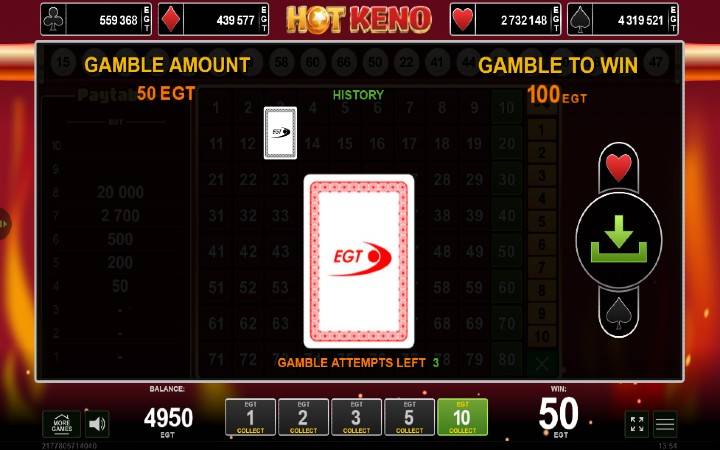 Hot Keno-bonus kockanja-online casino bonus-egt