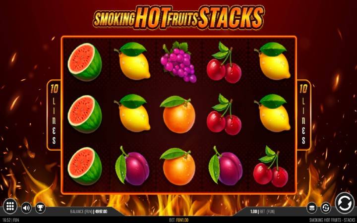 Smoking Hot Fruit Stacks-online casino bonus-1x2 gaming