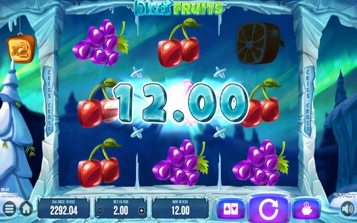 Dicey Fruits-respin bonus-online casino bonus-synot