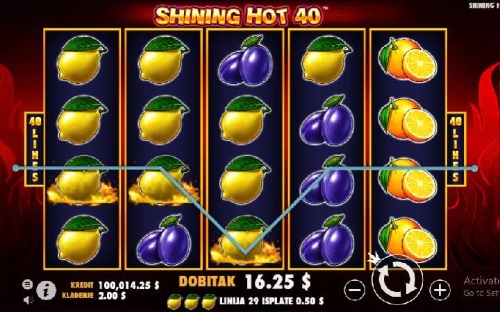 Shining Hot 40