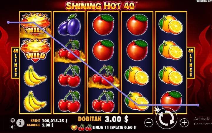 Shining Hot 40