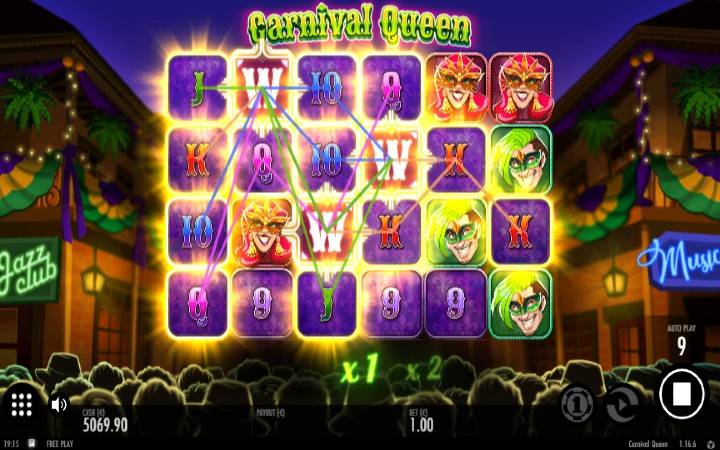 Carnival Queen-džoker-thunderkick-online casino bonus