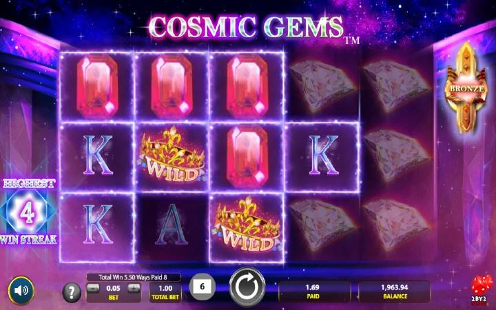 Cosmic Gems-džoker-2by2 gaming-online casino bonus
