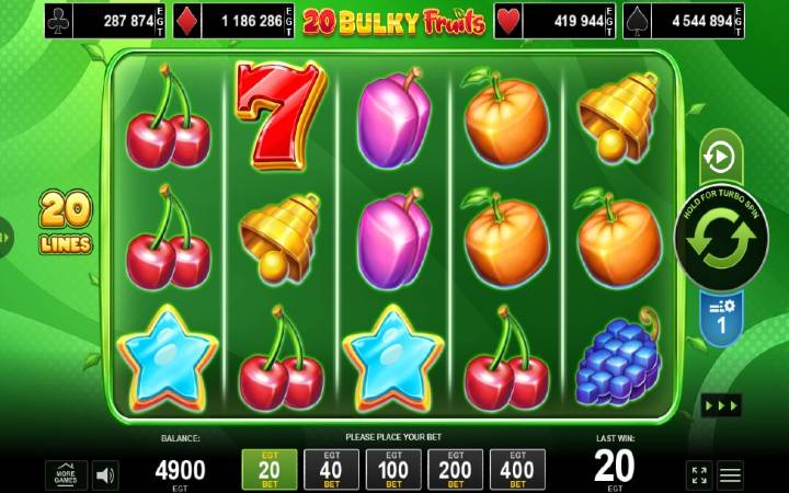 20 Bulky Fruits-online casino bonus-egt casino
