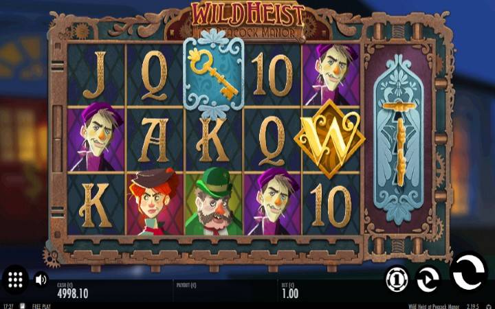 Wild Heist at Peacock Manor-online casino bonus-thunderkick