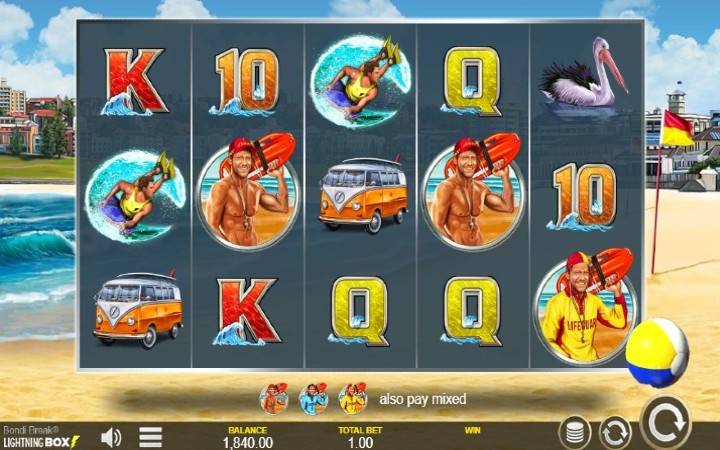 Bondi Break-online casino bonus-lightning box games