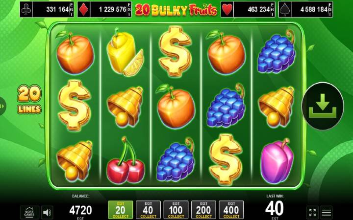 20 bulky fruits-scatter-online casino bonus-egt