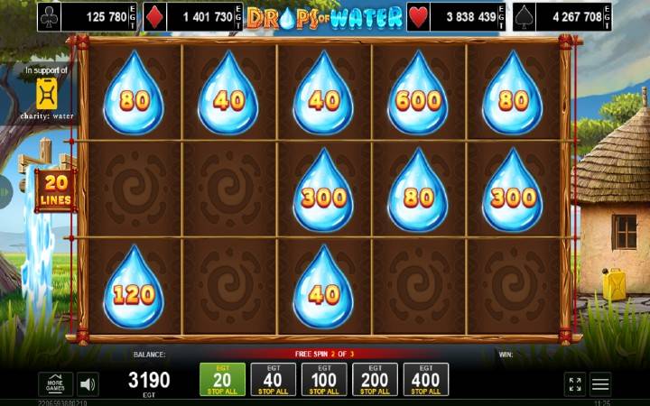 Water Drops Respin Bonus-online casino bonus-drops of water