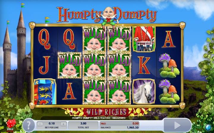 Humpty Dumpty Wild Riches-online casino bonus-džoker-Humpty Dumpty Bonus-2by2 gaming