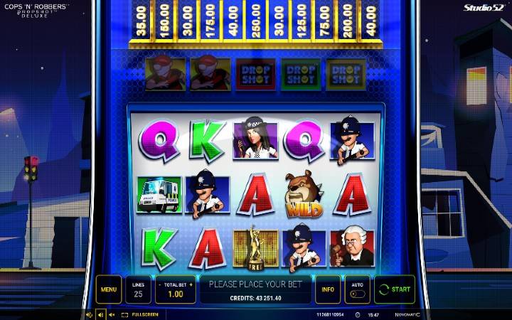 Cops N Robbers Drop Shot Deluxe-online casino bonus-green tube casino