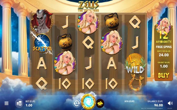 Zeus the Thunderer-online casino bonus-mascot