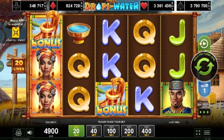 Drops of Water-online casino bonus-EGT Casino