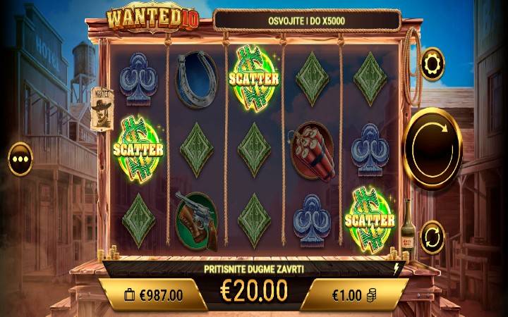 Wanted 10-scatter-online casino bonus-amigo