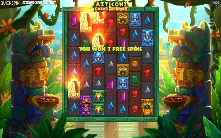 Azticons Chaos Clusters-online casino bonus-scatter-quickspin