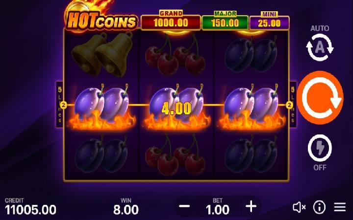 Hot Coins Hold and Win