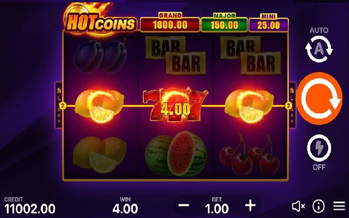 Hot Coins Hold and Win