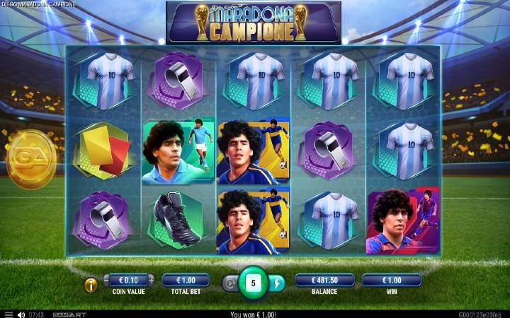 Diego Maradona Campione-dobitak zdesna ulevo-online casino bonus-GameArt