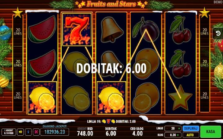 Fruits and Stars Christmas-online casino bonus-fazi