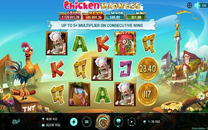 Chicken Madness-online casino bonus-BF Games