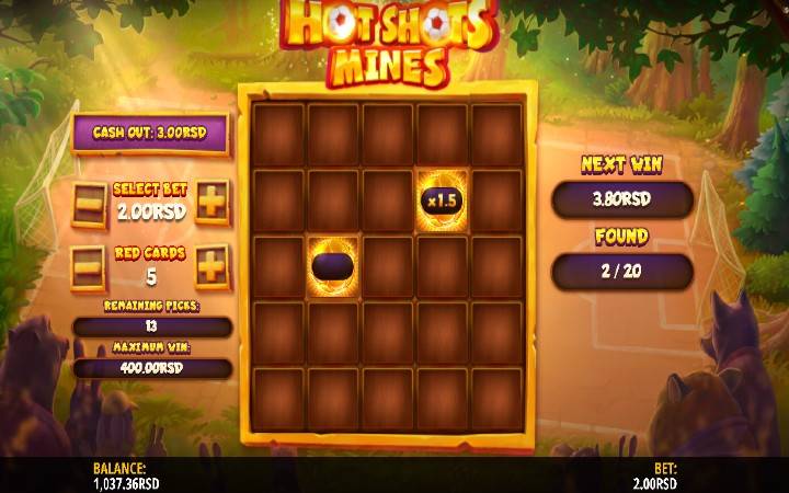 Hot Shots Mines-online casino bonus-isoftbet-crveni kartoni