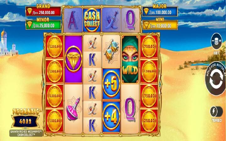 Sahara Riches Megaways Cash Collect