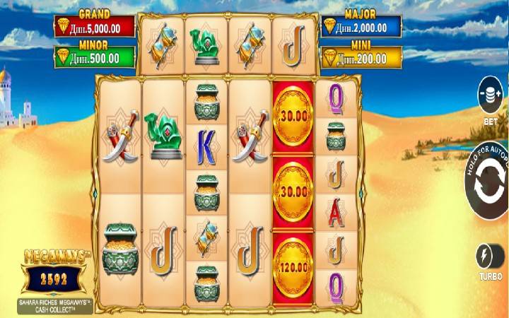 Sahara Riches Megaways Cash Collect