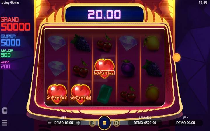 Juicy Gems-scatter-online casino bonus-evoplay