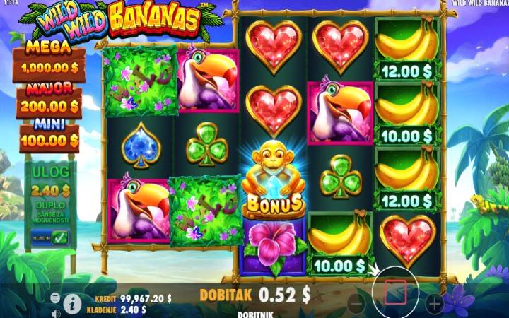 Wild Wild Bananas-aktivacija besplatnih spinova-online casino bonus-pragmatic play
