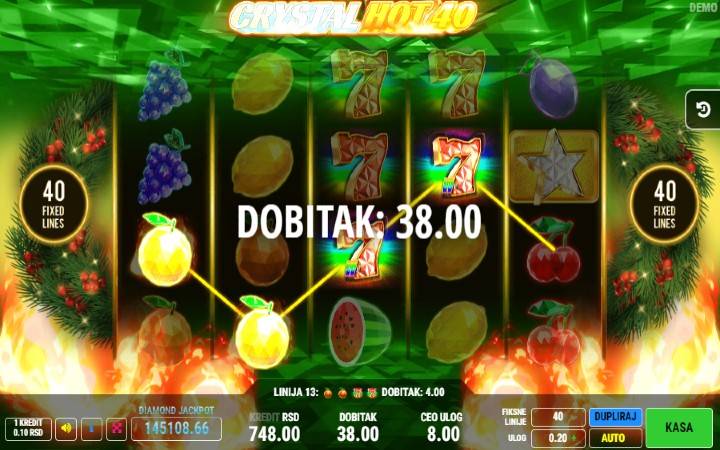 Crystal Hot 40 Christmas-online casino bonus-džoker-fazi