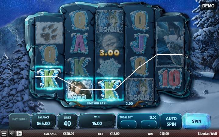 Siberian Wolf-džoker-online casino bonus-red rake
