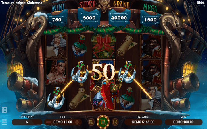 Treasure Snipes Christmas-besplatni spinovi-evoplay-online casino bonus