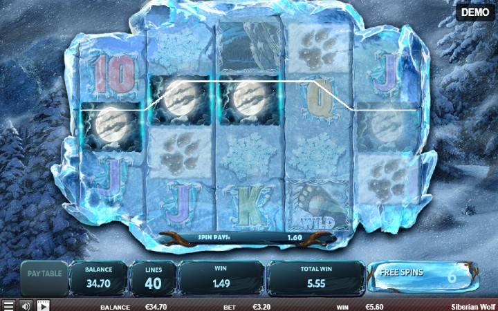 Siberian Wolf-besplatni spinovi-online casino bonus-red rake
