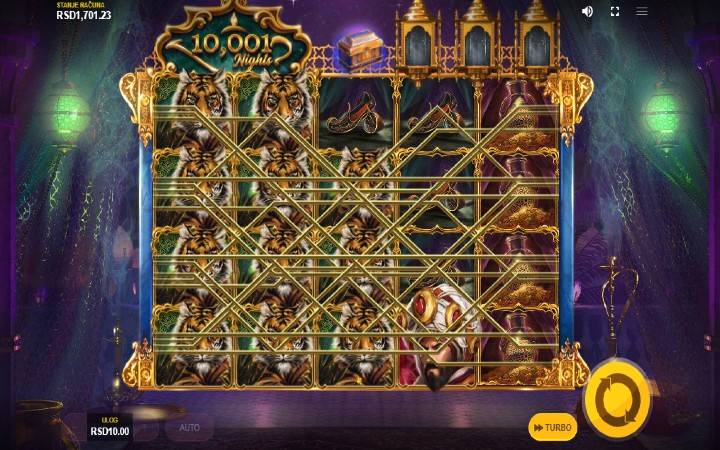 10001 Nights-carsko okretanje-online casino bonus-red tiger