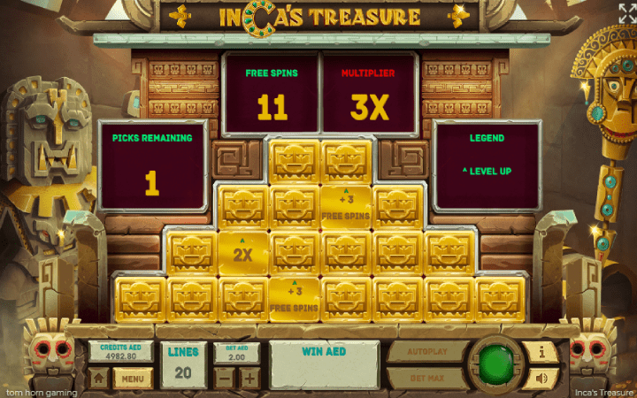 Piraminda-incas treasure-tom horn-online casino bonus
