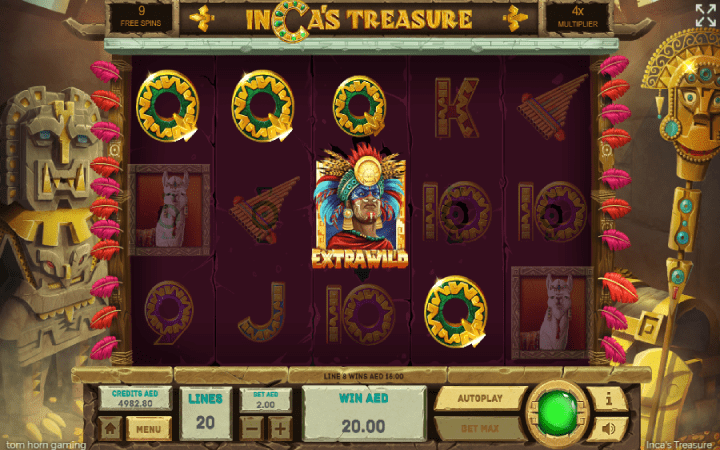 Incas Treasure-besplatni spinovi-ekstra džoker-tom horn-online casino bonus