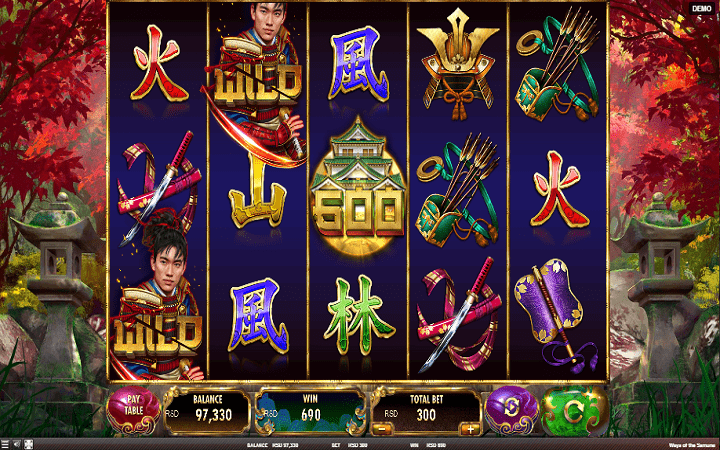 Ways of the Samurai Bonus-online casino bonus-red rake