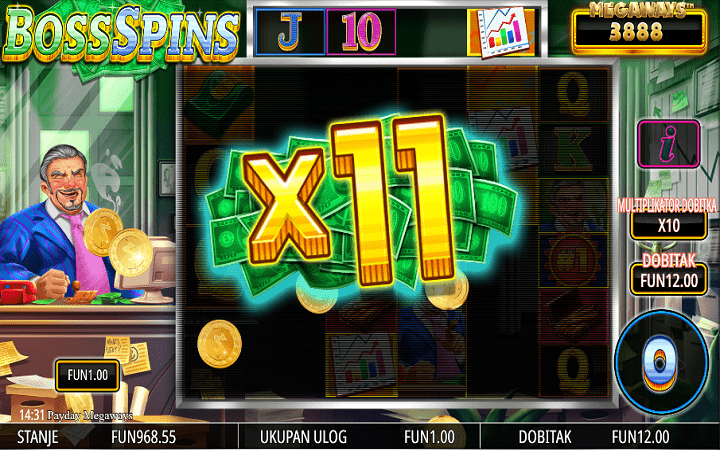 PayDay Megaways-boss spins-online casino bonus-relax