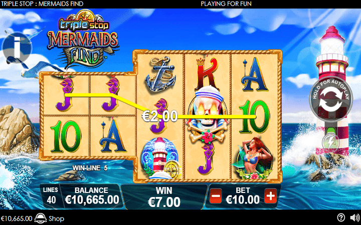 Triple Stop Mermaids Find-džoker-online casino bonus-playtech