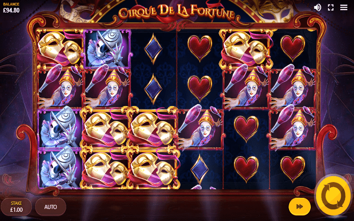 Cirque de la Fortune-red tiger-online casino bonus