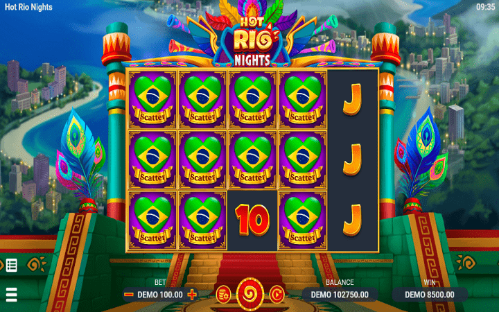Hot Rio Nights-scatter-online casino bonus-evoplay