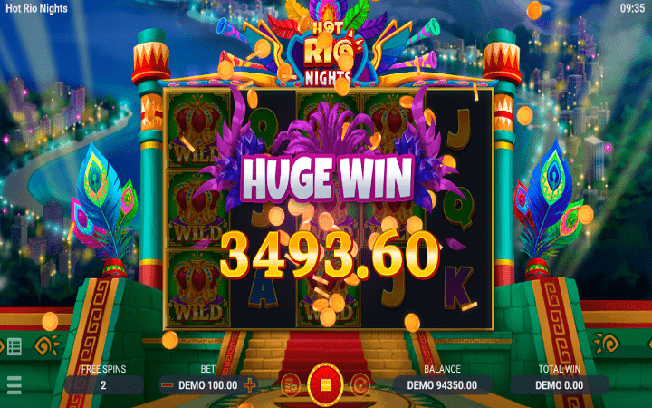 Hot Rio Nights-besplatni spinovi-evoplay-online casino bonus