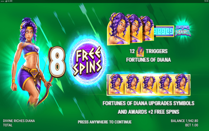 Divine Riches Diana-scatter-besplatni spinovi-online casino bonus-games global