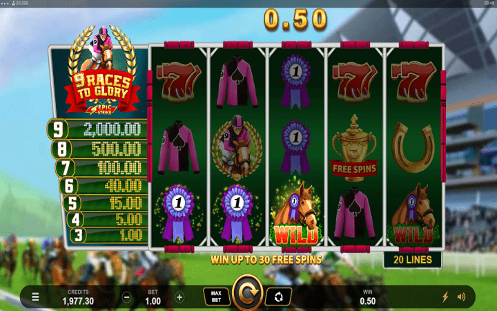 9 Races to Glory-džoker-online casino bonus-games global