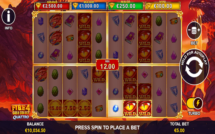 Fire 4 Cash Collect Quattro-džoker-playtech-online casino bonus