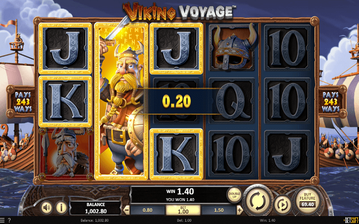 Viking Voyage-respin bonus-online casino bonus-betsoft