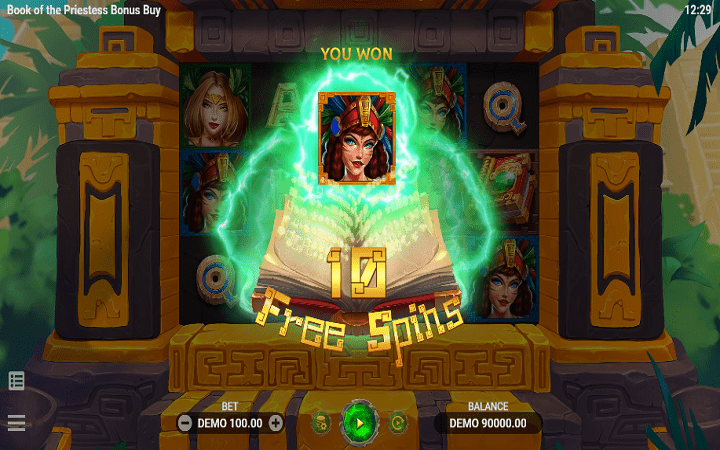 Book of the Priestess Bonus Buy-online casino bonus-specijalan proširujući simbol-evoplay