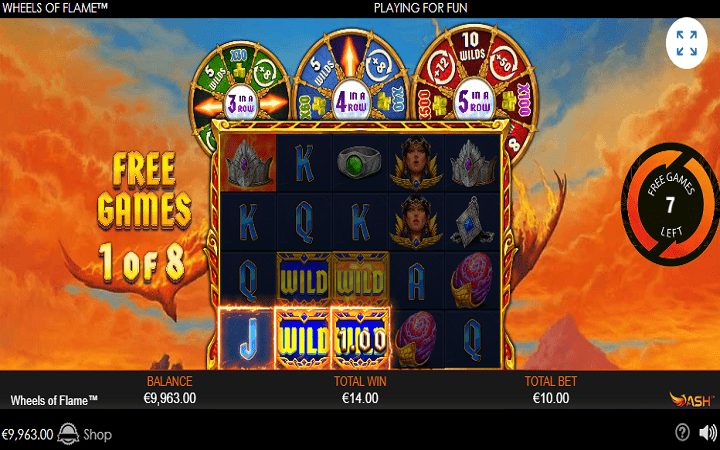 Wheels of Flame-besplatni spinovi-online casino bonus-playtech
