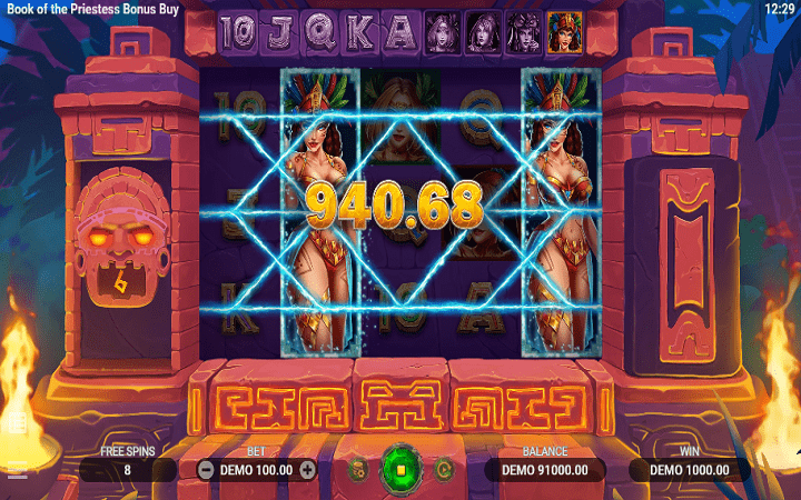 Book of the Priestess Bonus Buy-online casino bonus-besplatni spinovi-evoplay