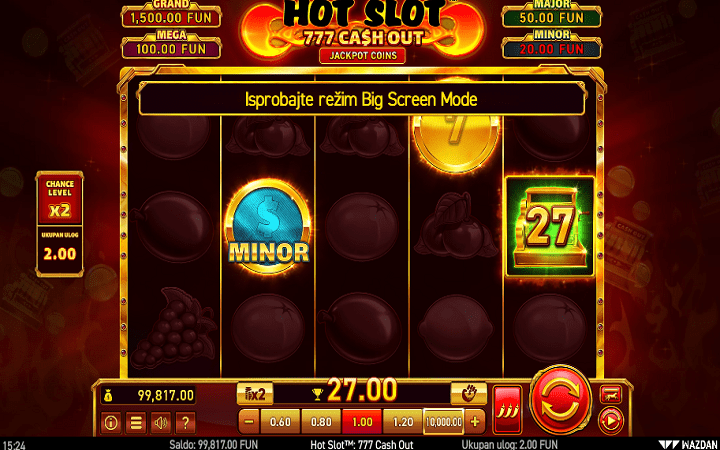 Hot Slot 777 Cash Out-jackpot-online casino bonus-wazdan